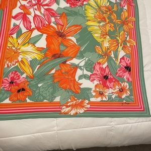 Jim Thompson cotton scarf bought in Bangkok 33” square.  Lovely and large